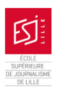 Ecole Supérieure de Journalisme de Lille website